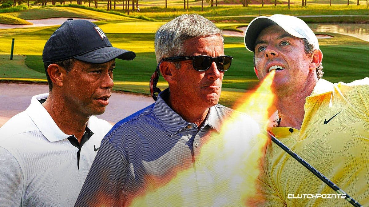 Tiger Woods, Rory McIlroy, Jay Monahan, PGA Tour