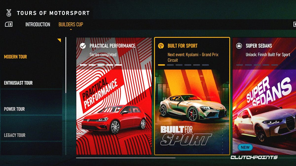 Forza Motorsport Builders Cup Details Revealed