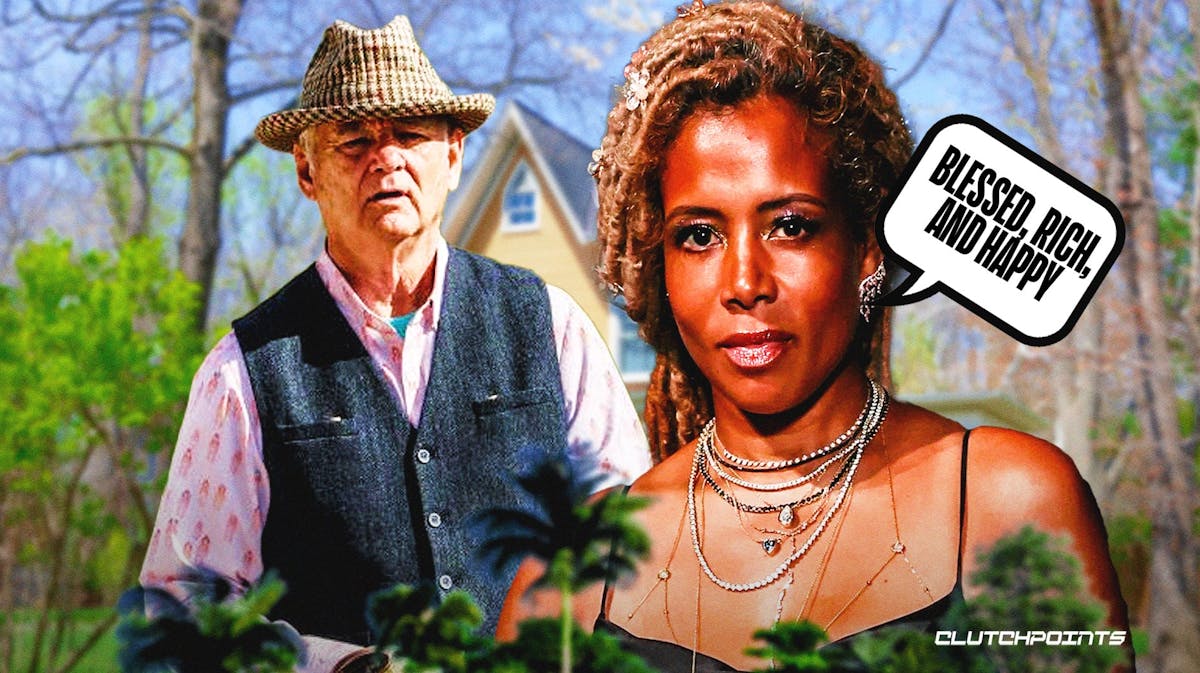Bill Murray, Kelis saying "blessed, rich, and happy"