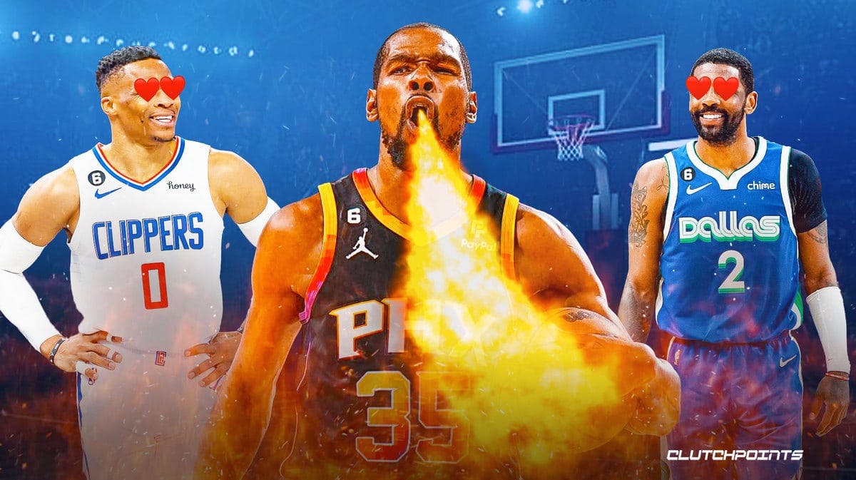 Kyrie Irving, Russell Westbrook, Kevin Durant, Phoenix Suns