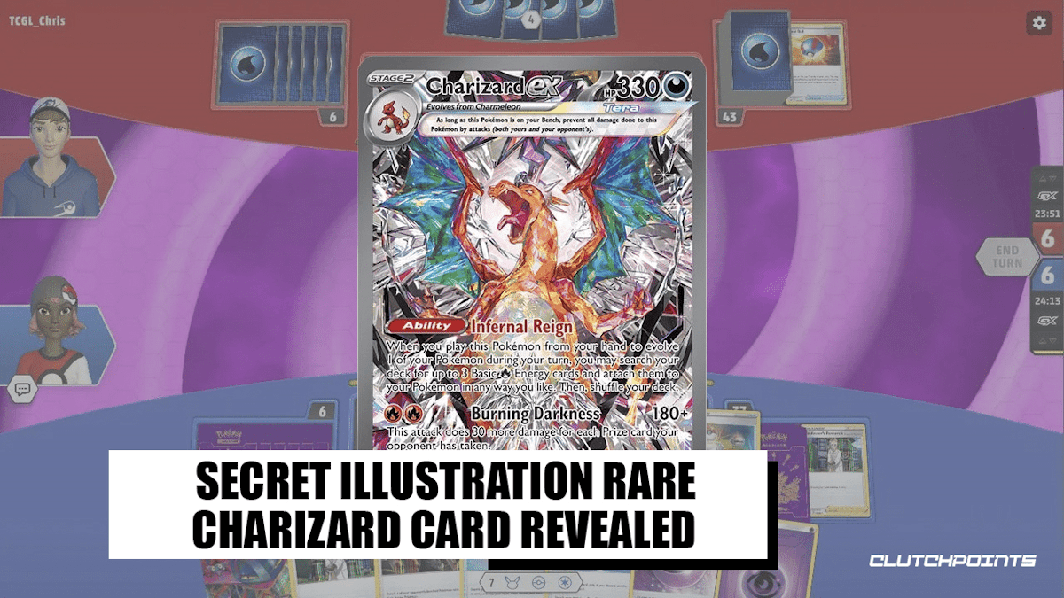 Pokemon TCG, Pokemon Scarlet and Violet, Obsidian Flames, Secret Illustration Rare Charizard Card Revealed