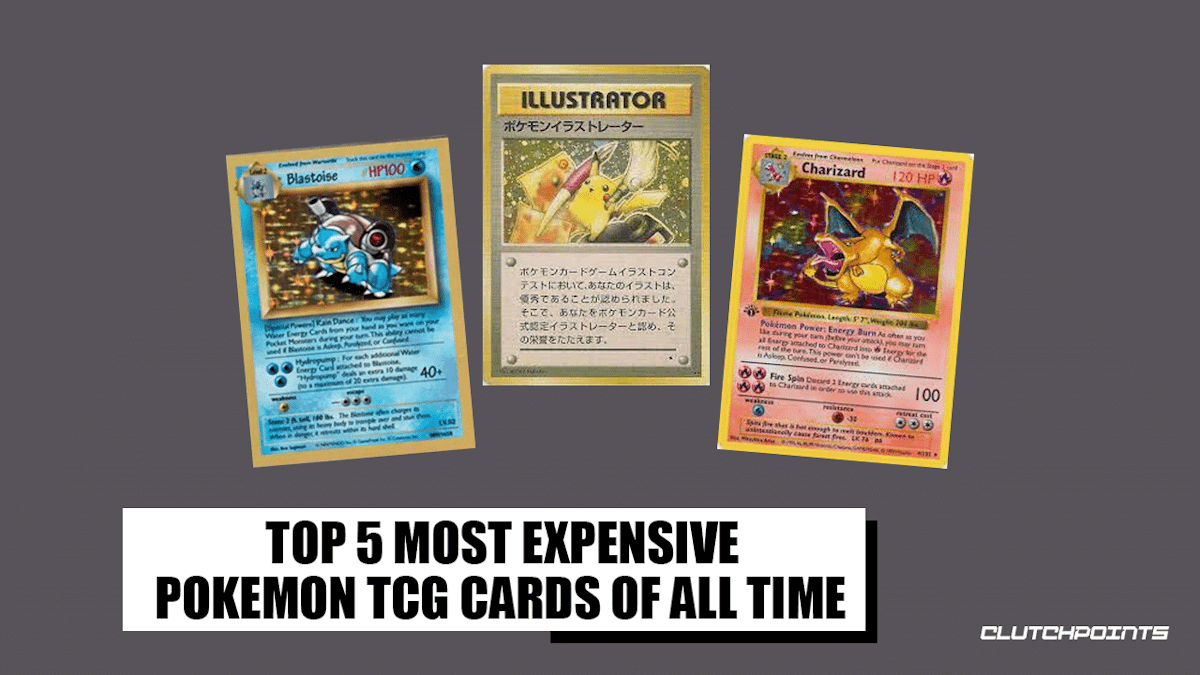 Pokemon TCG, Pokemon, Charizard, Pikachu, Top 5 Most Expensive Pokemon TCG Cards All Time