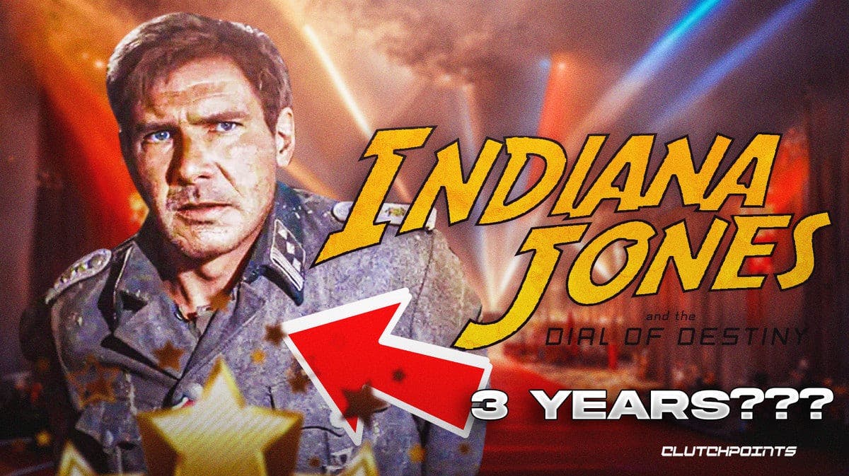 Harrison Ford, Indiana Jones, 3 years