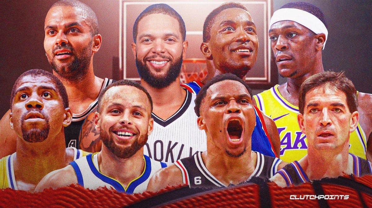 Steph Curry, Magic Johnson, Isiah Thomas, Oscar Robertson, John Stockton, greatest Point Guards NBA history