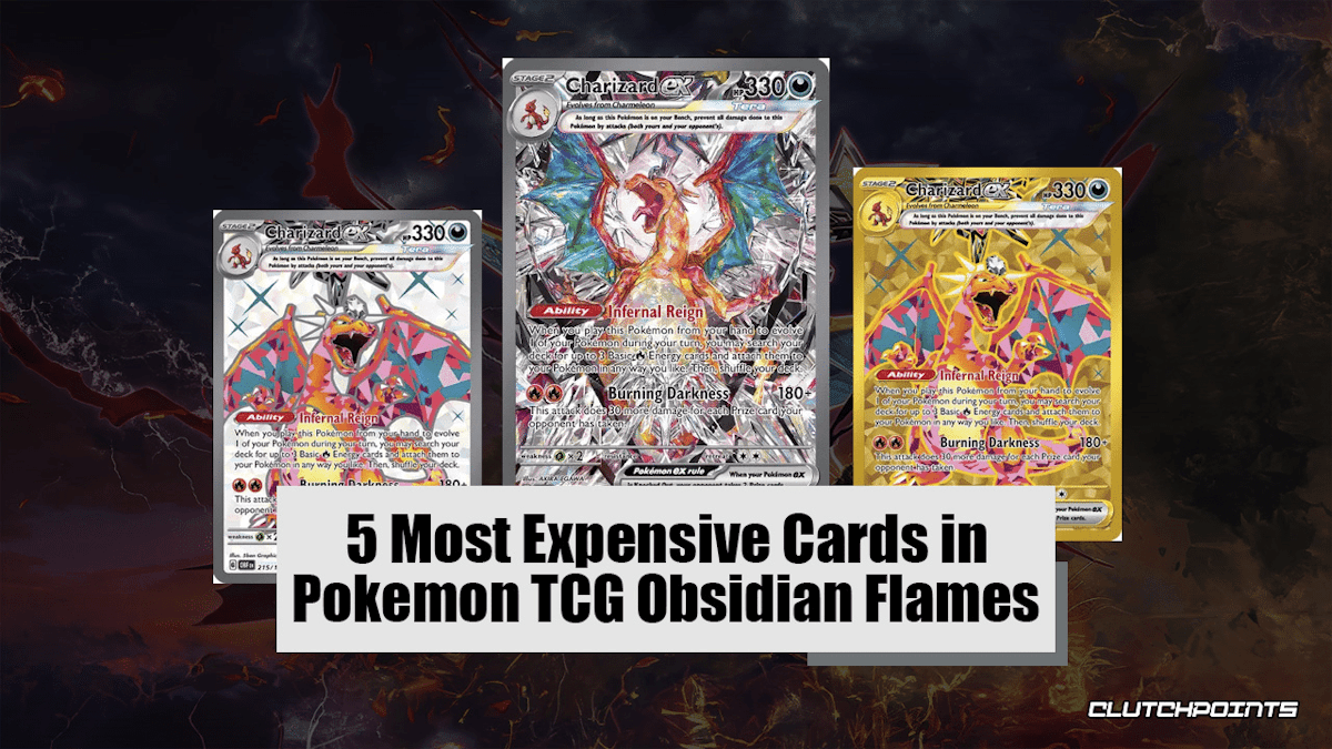 Pokemon Scarlet and Violet TCG Obsidian Flames, Most Expensive Cards