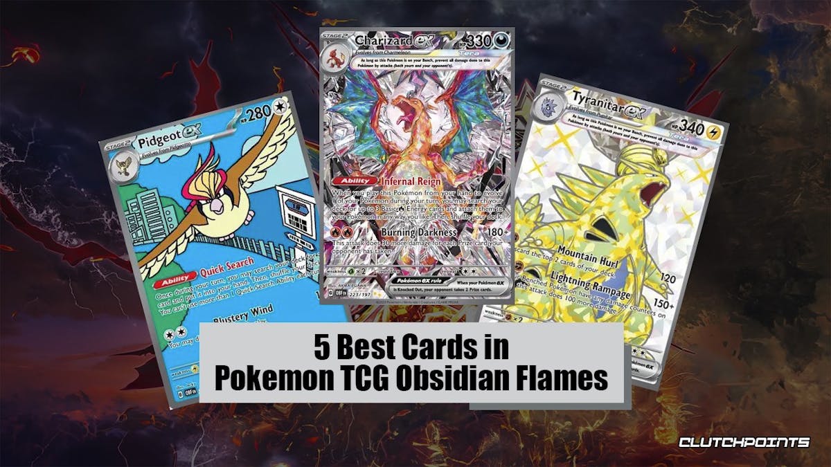 Pokemon TCG Scarlet and Violet Obsidian Flame Latest Expansion