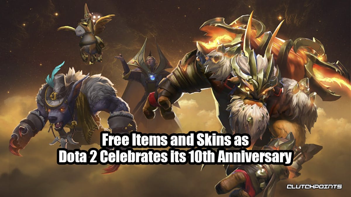 DotA 2 10th Anniversary, Free Skins, Free Items, DotA 2