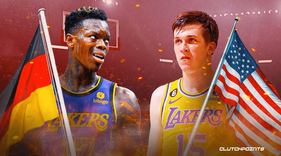 Dennis Schroder, Austin Reaves, Lakers, Germany, USA