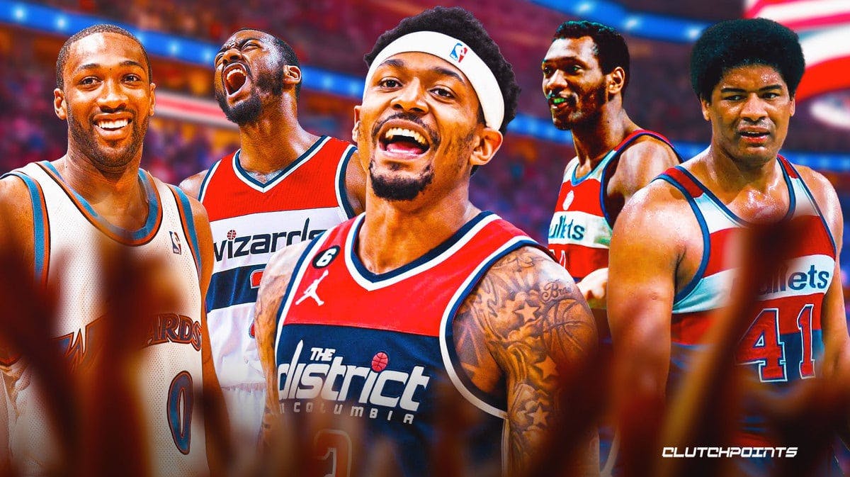 Wizards, Bullets, greatest players, best players, player rankings, history, Gilbert Arenas, John Wall, Bradley Beal, Elvin Hayes, Wes Unseld