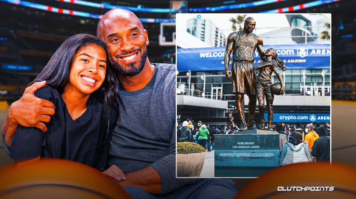 Los Angeles Lakers, Kobe Bryant, Gigi Bryant, Kobe Bryant statue, Lakers statue