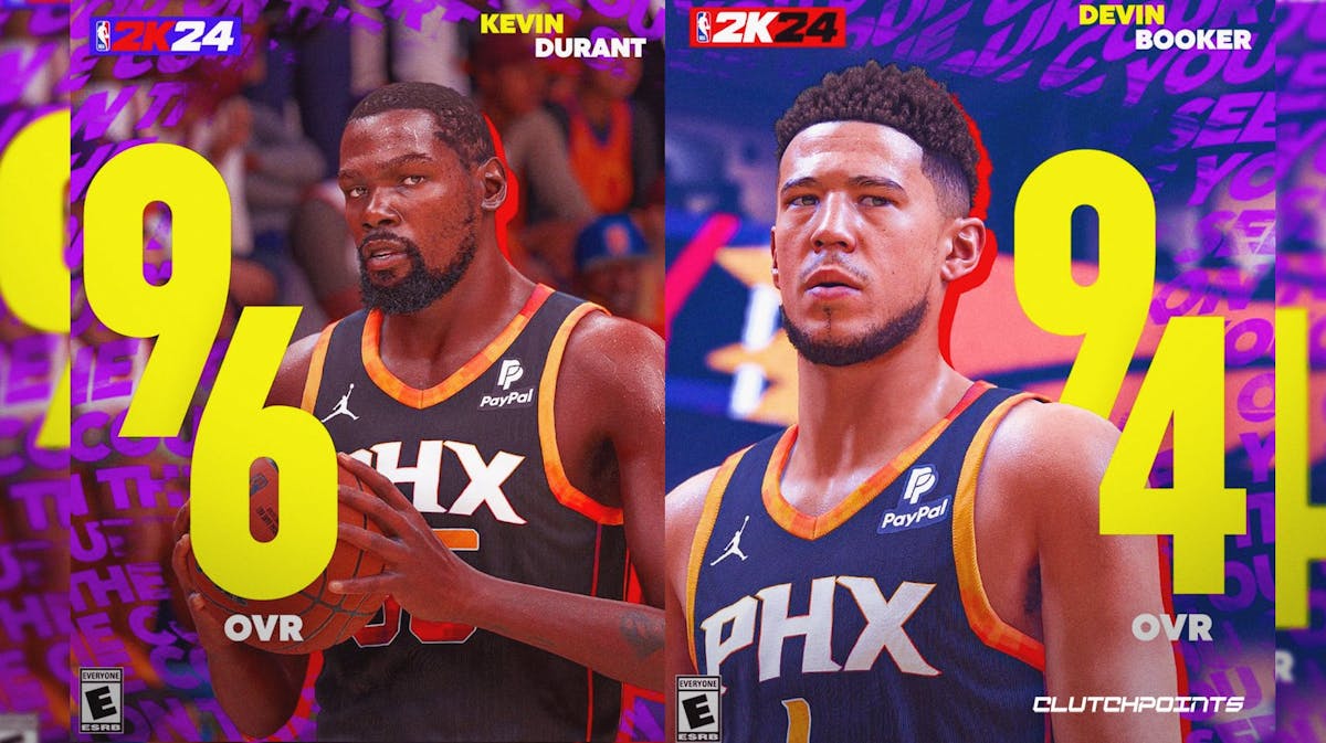 Kevin Durant, Devin Booker, NBA 2K, Phoenix Suns