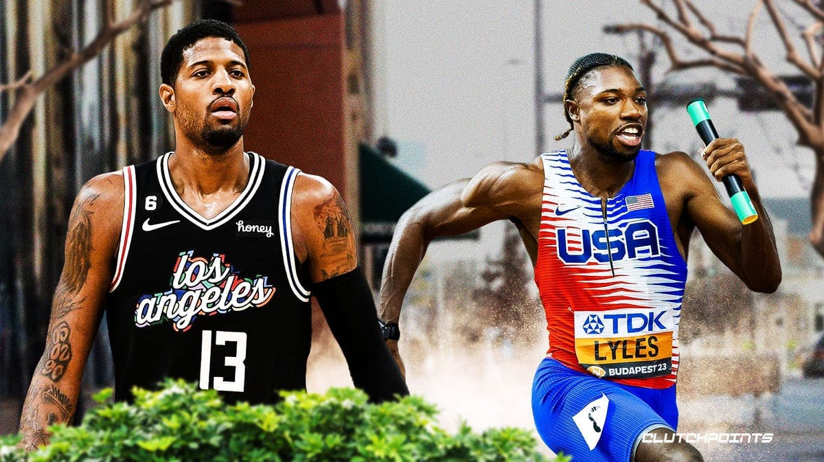 Los Angeles Clippers star Paul George Noah Lyles World Champions