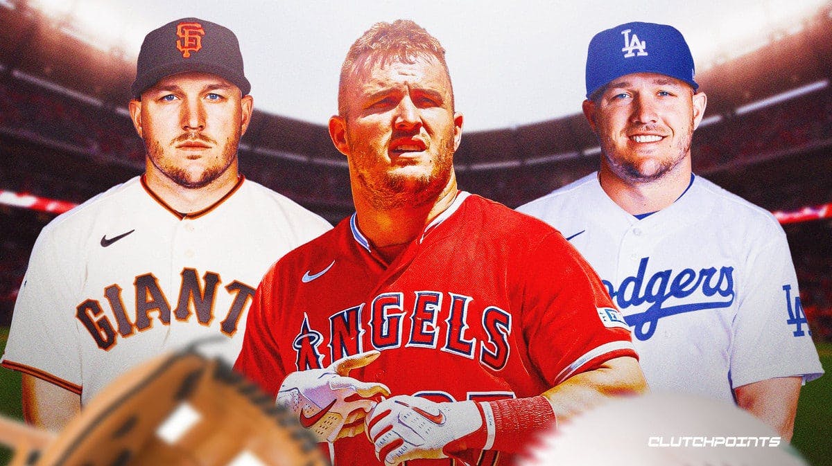 Mike Trout, Los Angeles Angels, Los Angeles Dodgers, San Francisco Giants