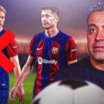 Frenkie de Jong, FC Barcelona, injury, midfield, Robert Lewandowski, Xavi