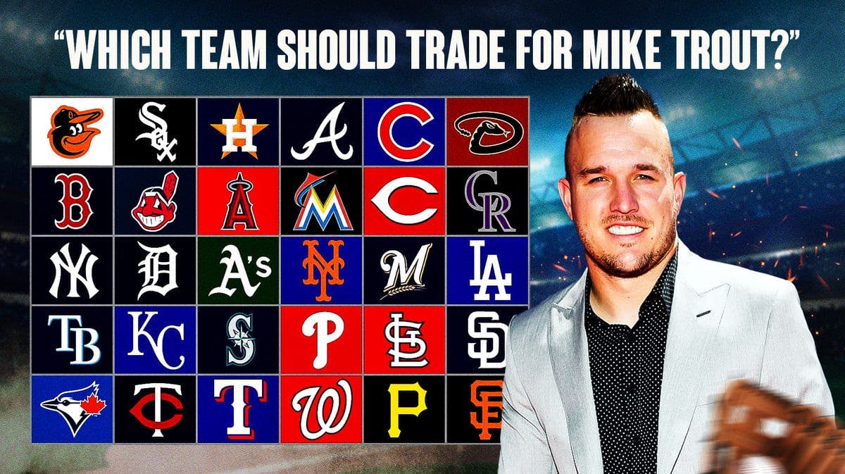 Mike Trout, Angels, Dodgers, Phillies, Giants, Mike Trout trade