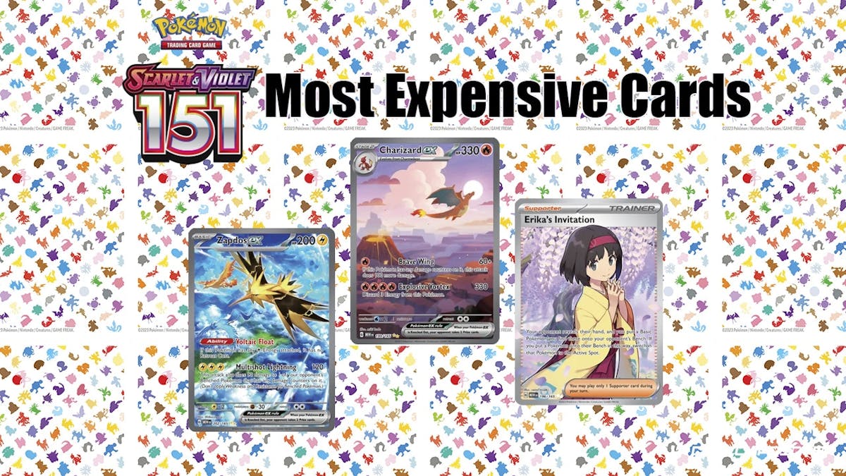 Pokemon TCG Scarlet and Violet 151 Most Expensive Cards