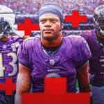 Ravens, injury, Lamar Jackson, Odell Beckham Jr., Justice Hill, Browns