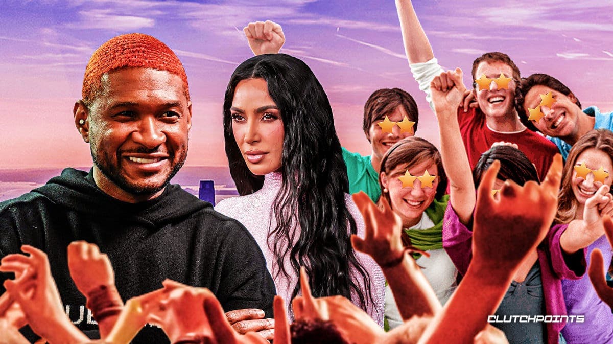 Usher, Kim Kardashian, Super Bowl