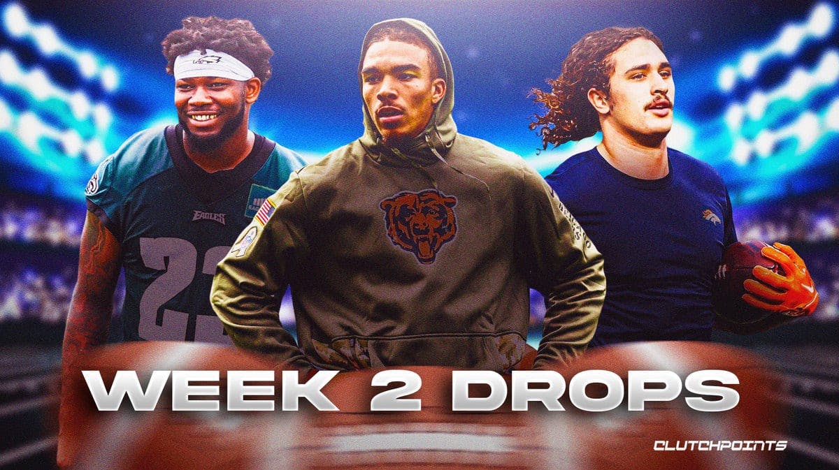 Fantasy football waiver wire drop list Week 2 2023 NFL season