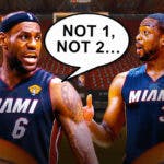 LeBron James, Dwyane Wade, Chris Bosh, Miami Heat