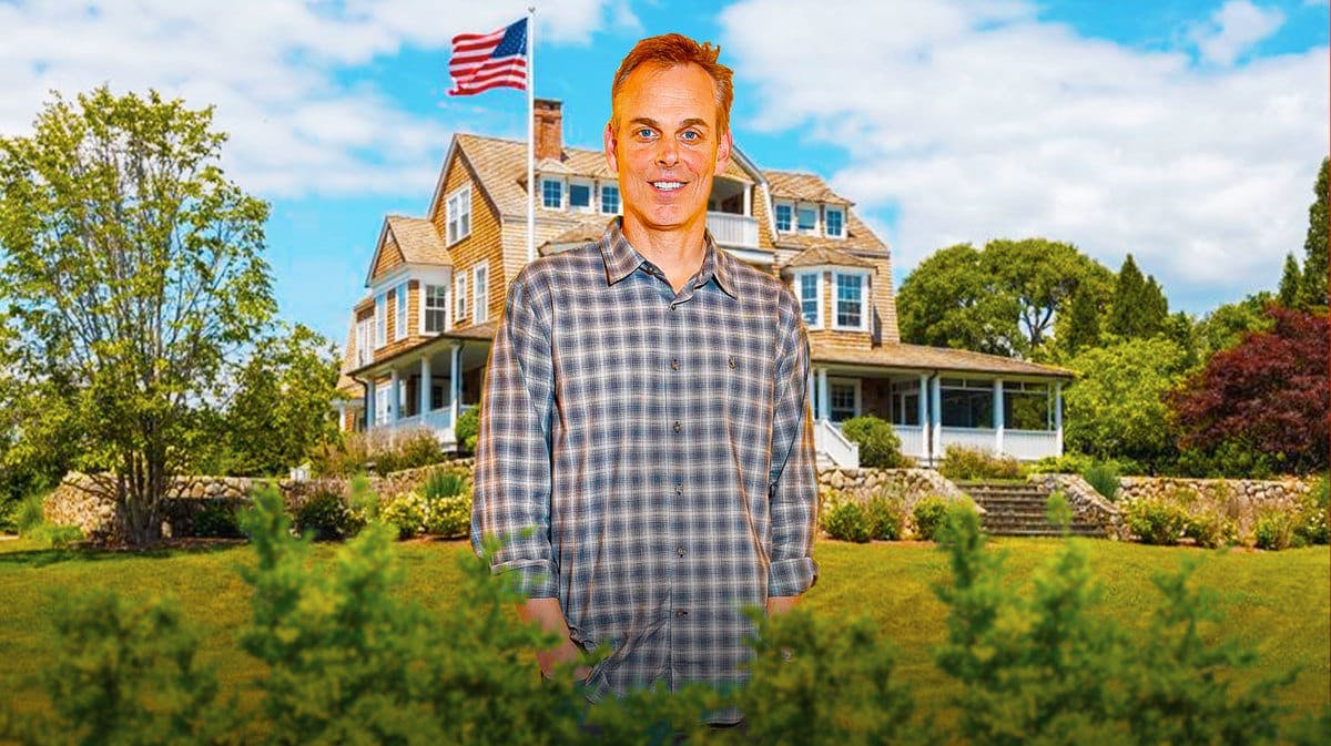 Colin Cowherd and his home in Westerly, Rhode Island