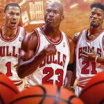 Bulls, Michael Jordan, Jimmy Butler, Derrick Rose, Toni Kukoc, Joakim Noah