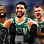 Celtics, Jayson Tatum, Jaylen Brown, Kristaps Porzings, Jrue Holiday