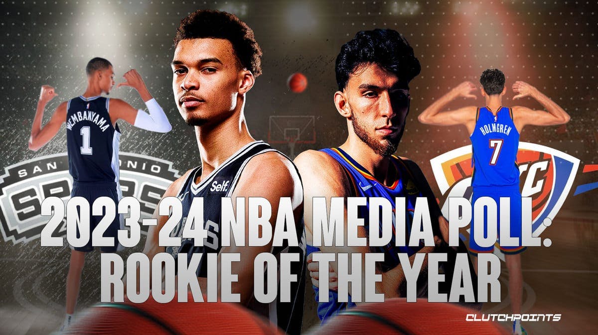 NBA Rookie of the Year, Victor Wembanyama, Chet Holmgren, NBA Media Poll