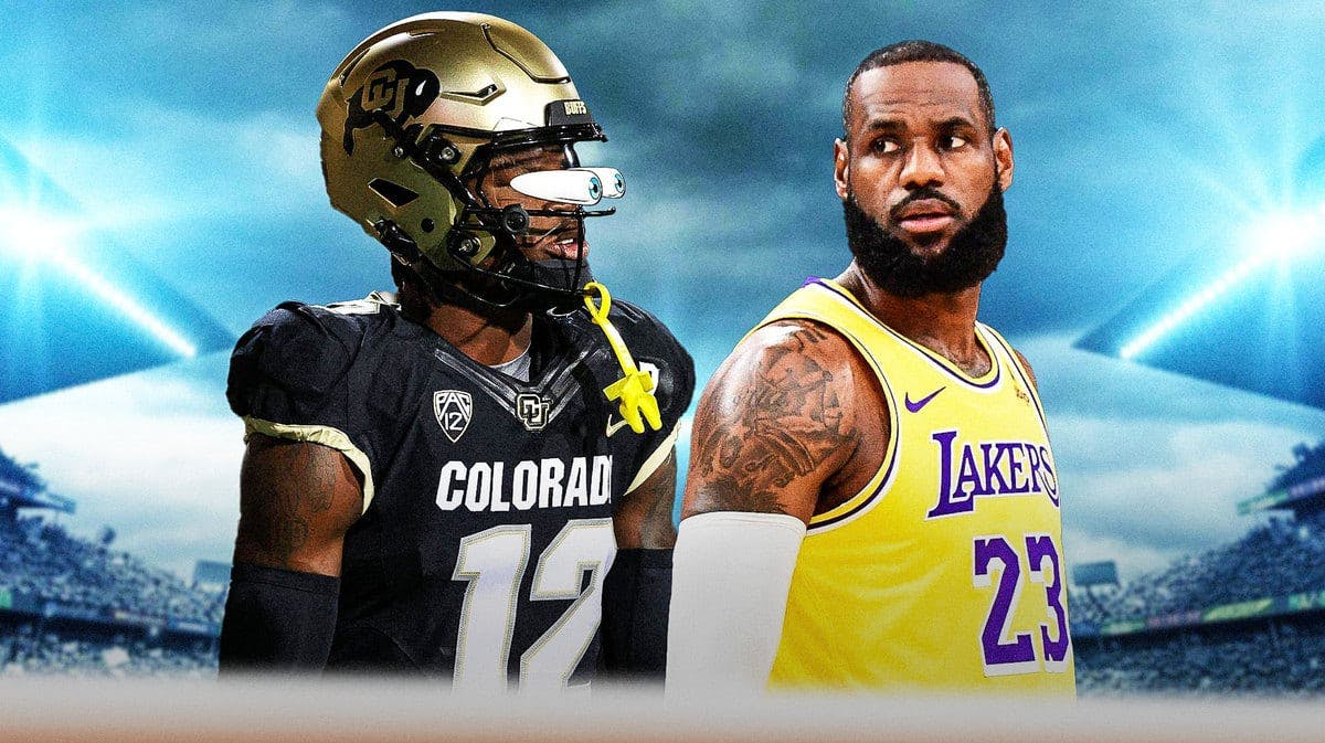 Colorado football WR/CB Travis Hunter is starstruck after LeBron James moment