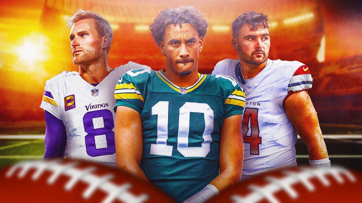 Vikings Kirk Cousins, Packers Jordan Love, Commanders Sam Howell