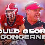 Georgia football, Auburn football, Georgia Auburn, Old South's Greatest Rivalry, Carson Beck, Brock Bowers, Kirby Smart, Georgia football concerns