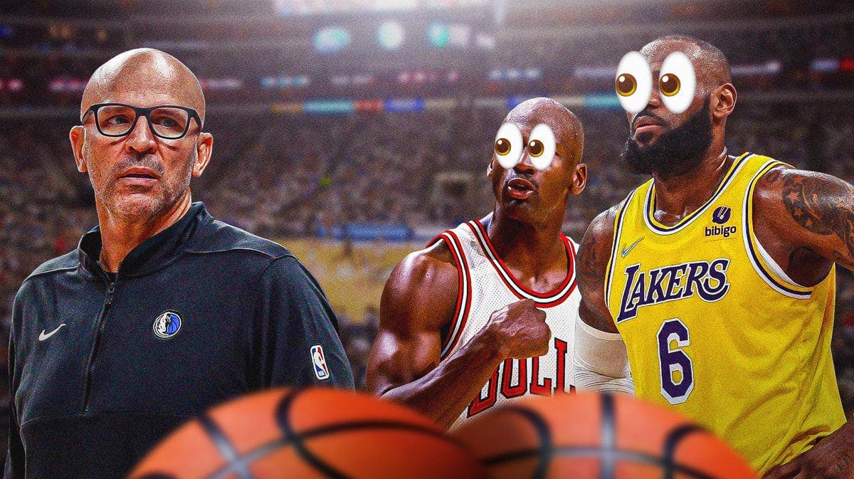 Mavs head coach Jason Kidd revealing whether he believes Michael Jordan or LeBron James is the GOAT