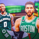 Celtics Jayson Tatum Damian Lillard Bucks trade
