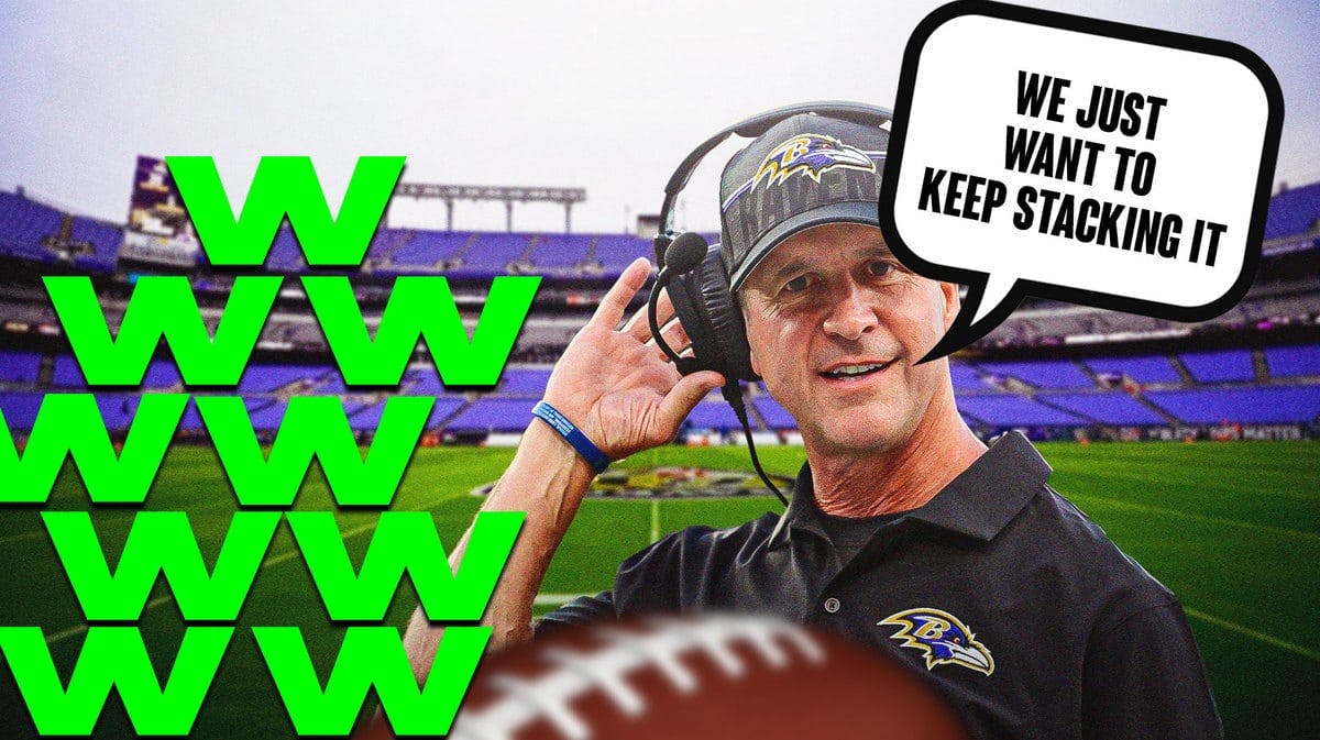 John Harbaugh and the Ravens are Stacking W's