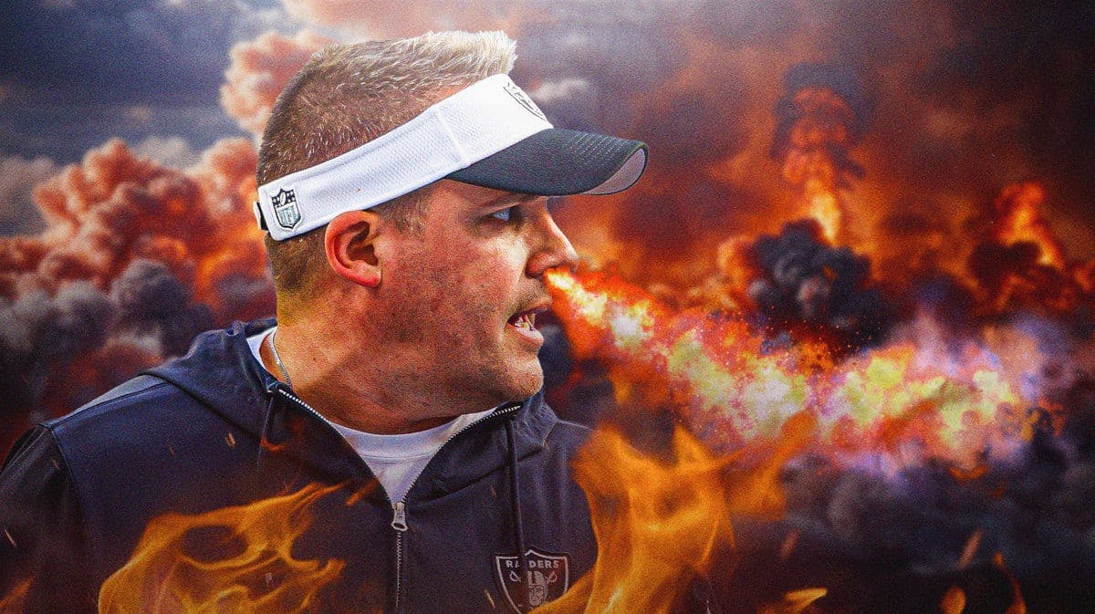 Raiders Josh McDaniels breathing fire
