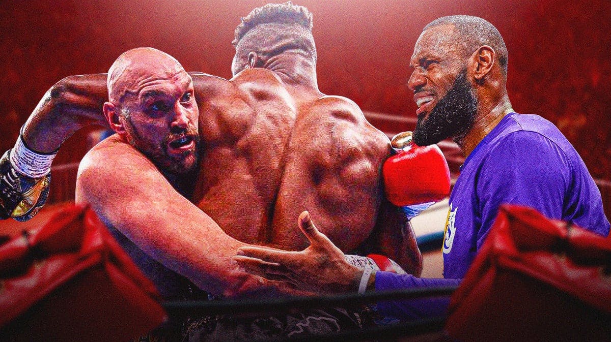 LeBron James upset watching Francis Ngannou Tyson Fury fight