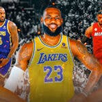LeBron James, Lakers, Heat, celebration, The Silencer