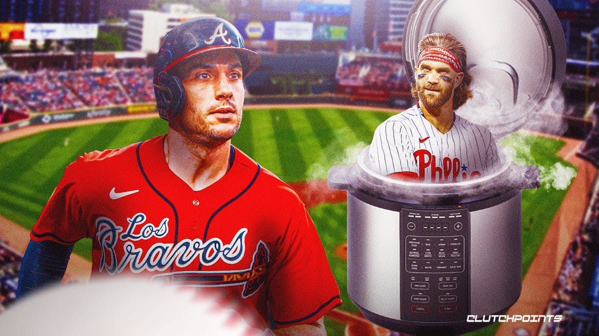 Matt Olson, Bryce Harper, 2023 NLDS, Braves, Phillies