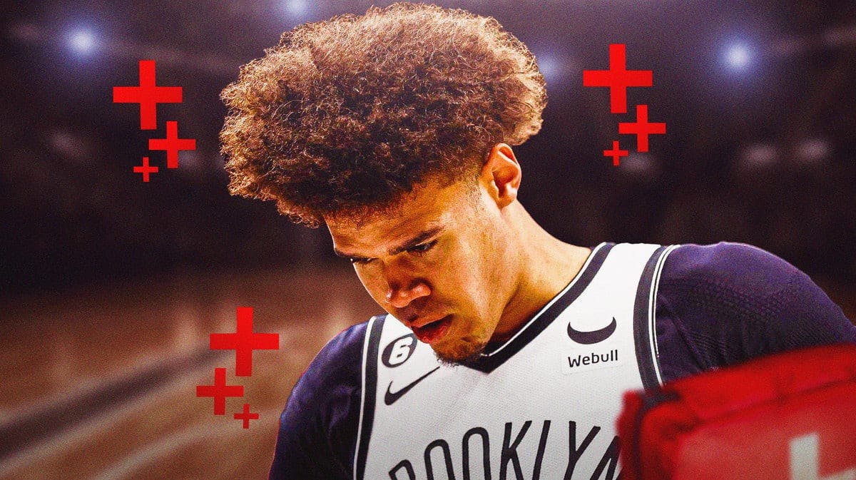 Nets player Cam Johnson is out for some time with an injury.