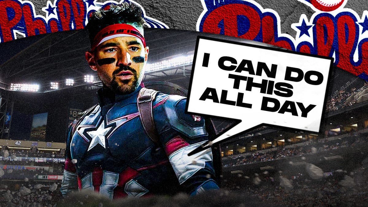 Phillies' Nick Castellanos as Captain America, “I can do this all day”