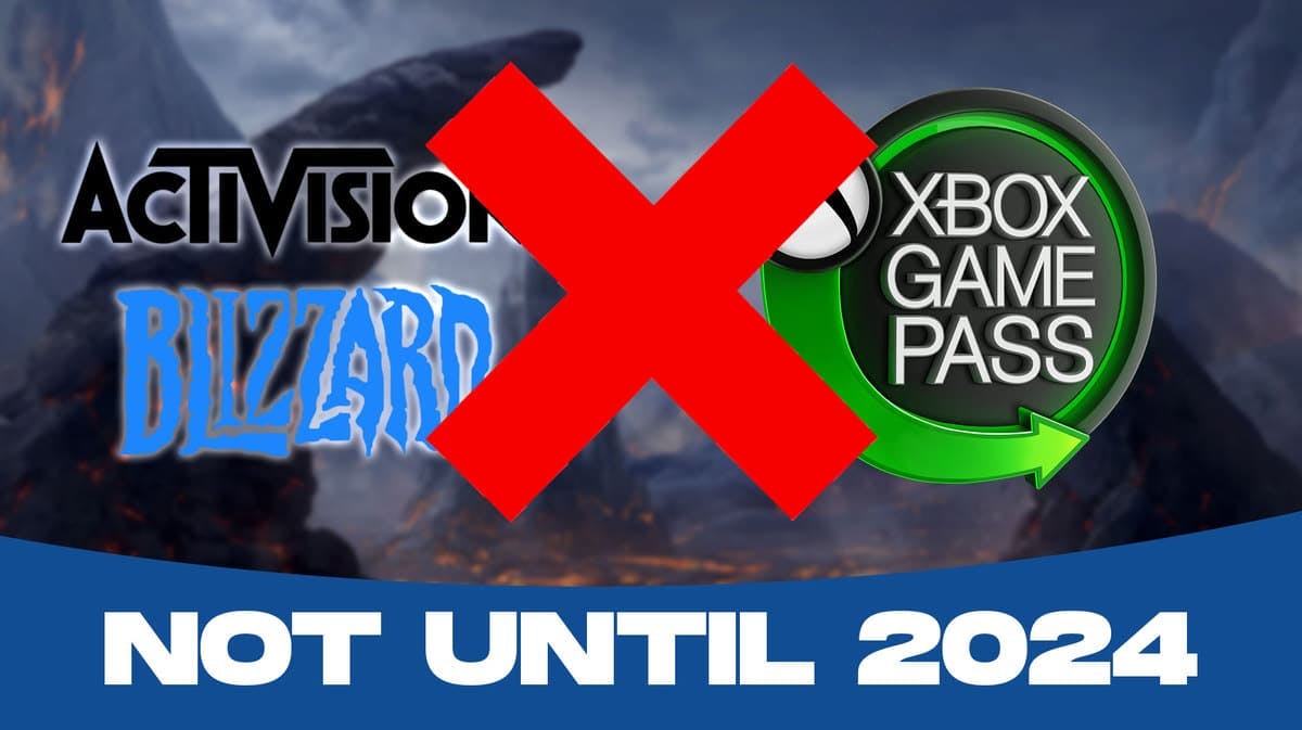 No Activision Blizzard Games on Xbox Game Pass until 2024
