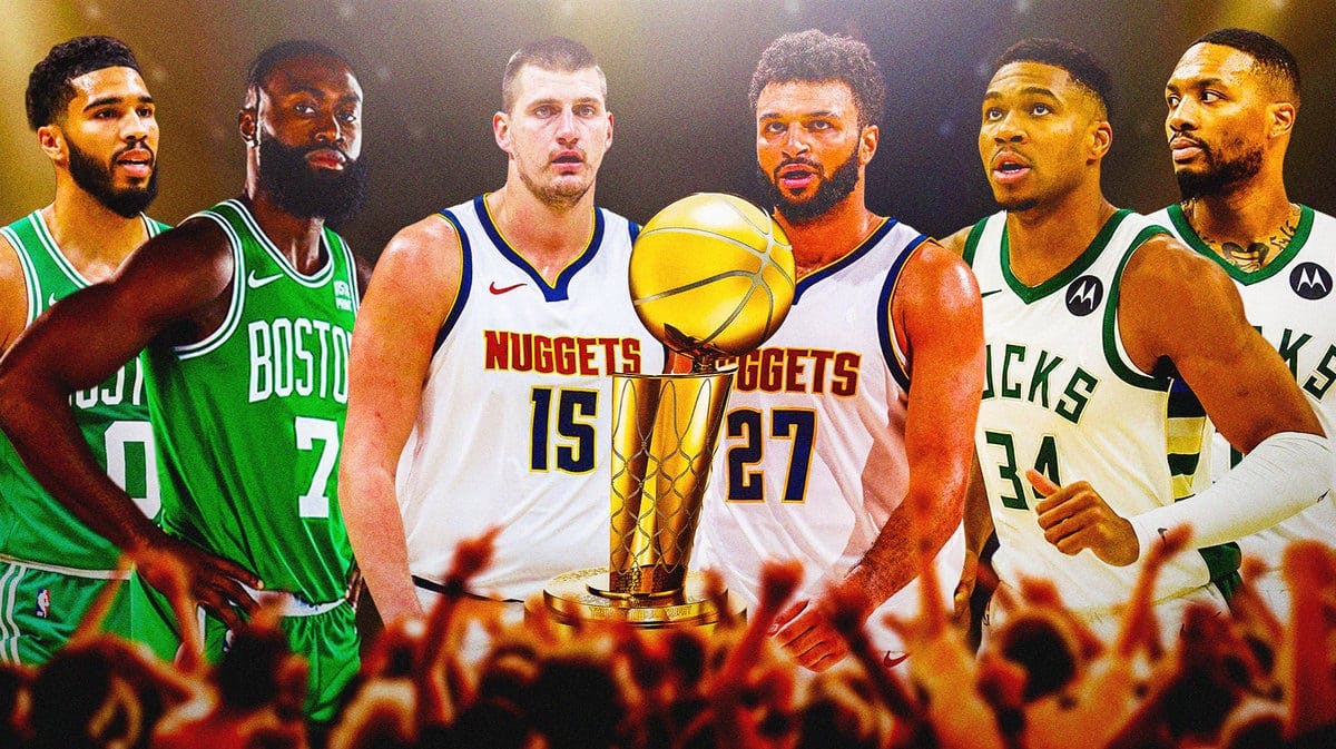 Celtics, Nuggets and Bucks all chasing NBA Finals trophy with Jayson Tatum, Jaylen Brown, Nikola Jokic, Jamal Murray, Giannis Antetokounmpo and Damian Lillard