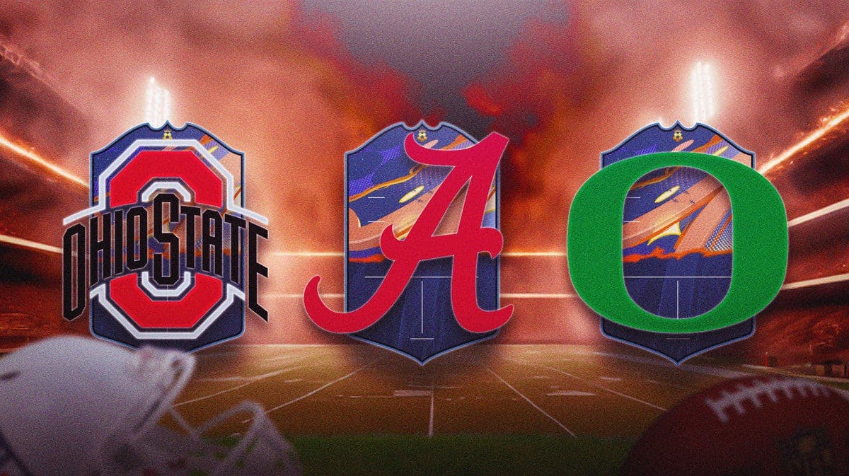 College football Week 8 must win teams, Ohio State football, Alabama football, Oregon football logos