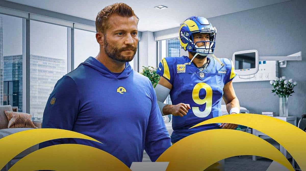 Sean McVay saw Matthew Stafford go down when the Rams faced the Cowboys and has a decision to make against the Packers