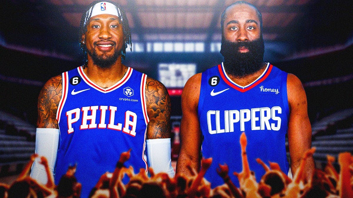 Robert Covington in a Sixers uniform. James Harden in a Clippers uniform.