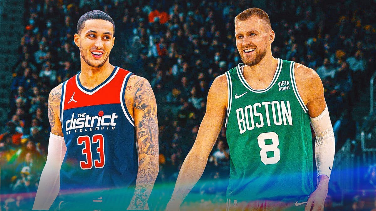 Kyle Kuzma has nothing but love for his former Wizards teammate Kristaps Porzingis despite losing to Jayson Tatum and the Celtics
