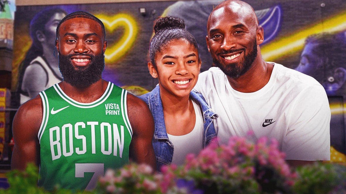 The Lakers and Celtics may have a lot of vitriol but this did not stop Jaylen Brown and Jayson Tatum from remembering Kobe Bryant's legacy