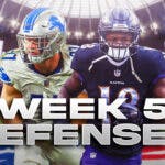 Week 5 fantasy football defense rankings 2023