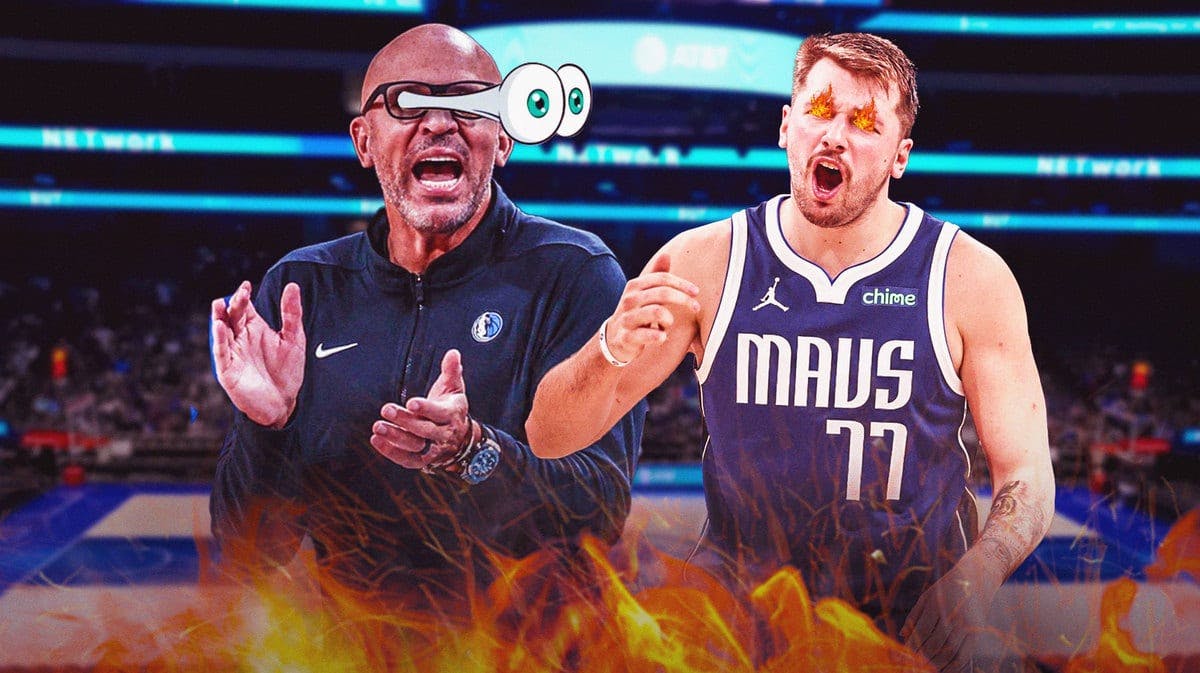 Dallas Mavericks head coach Jason Kidd and Luka Doncic