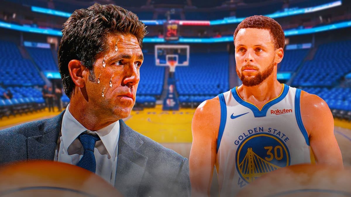Bob Myers, Golden State Warriors former GM watching on Opening Night